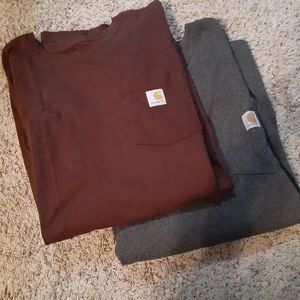 Mens Carhartt short sleeved pocket tee